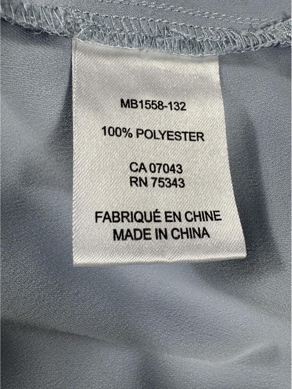 Rachel Zoe Shirt Womens Size L Light Blue Button Down Long Sleeve - Picture 6 of 9